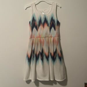 Knit Works size 14 girls dress. Multi colored